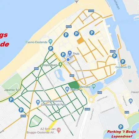 Emiel Centrum Met Garage Apartmán *