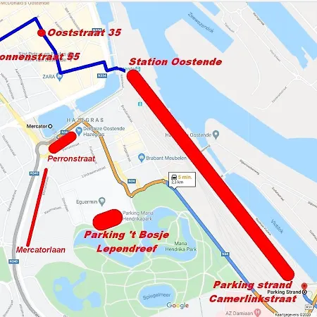 Emiel Centrum Met Garage Apartmán Ostende